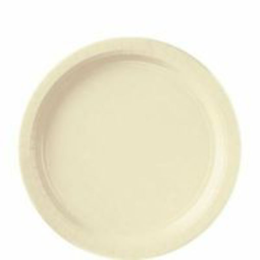 Picture of PAPER PLATE - 22.9CM VANILLA CREME